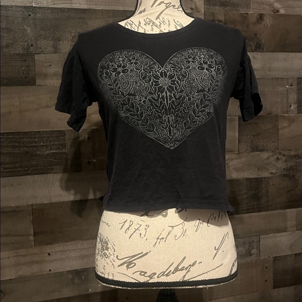 Floral Heart Graphic Tee